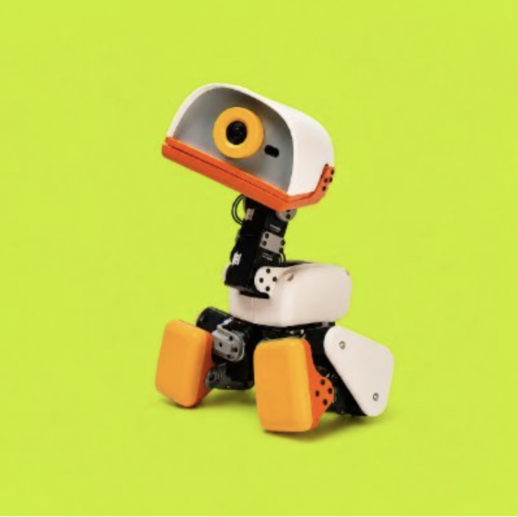 Supplied microduck robot artwork